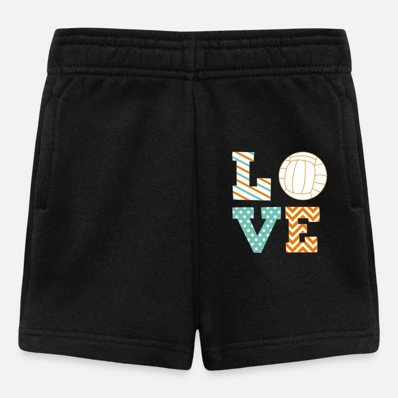 volley-ball - Short Bébé - noir