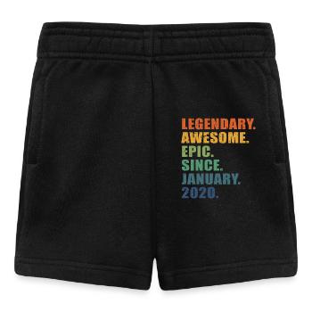 3e anniversaire, janvier 2020, 3e anniversaire - Short Bébé - noir - Devant