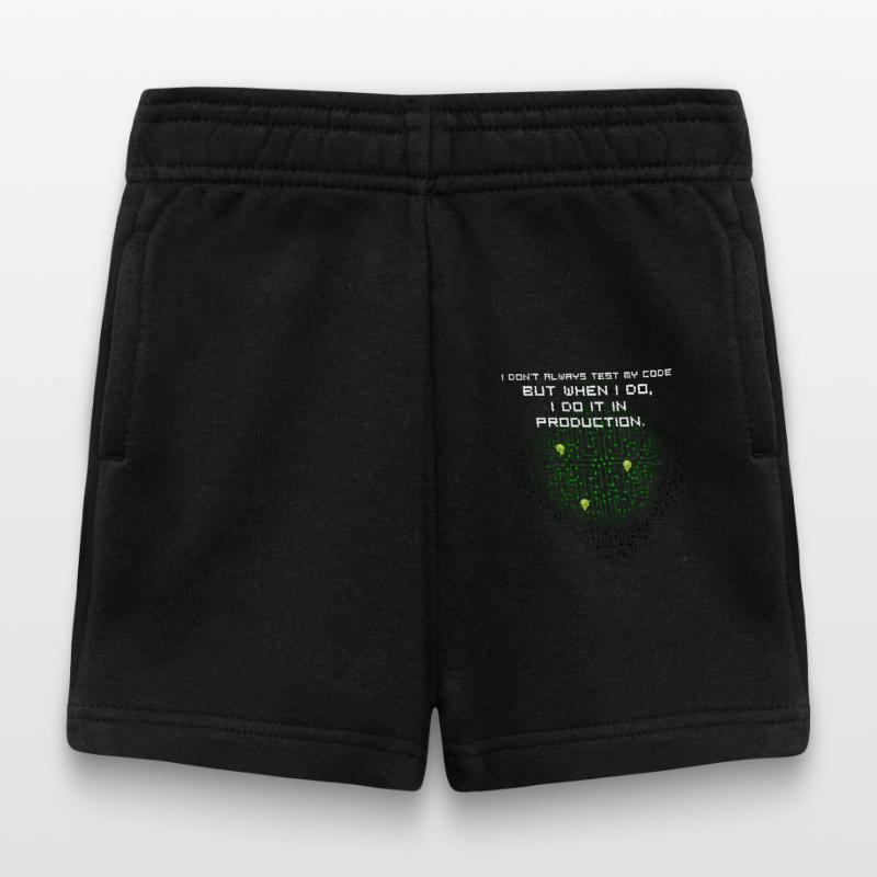 test code nerd joke proverbe pc programmeur geek i Short Bébé