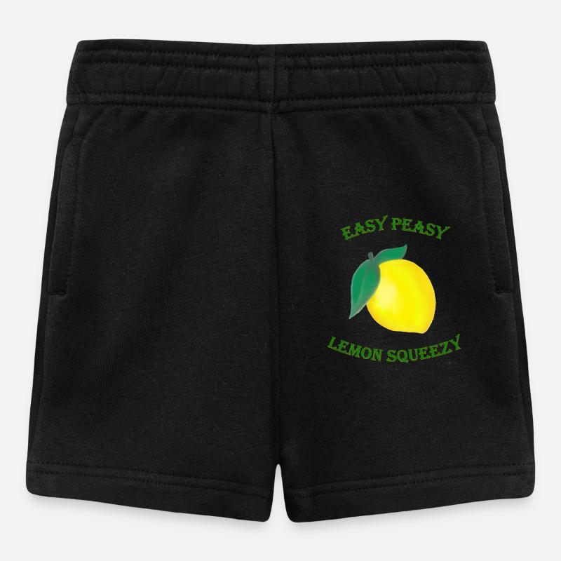 Easy Peasy Lemon Squeezy - Baby Shorts - Schwarz