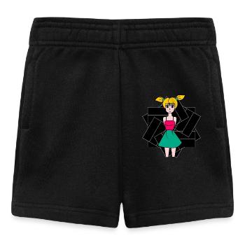 WIFE. DAUGHTER. ADOLESCENT. WOMEN'S DAY - Baby Shorts - black - Front