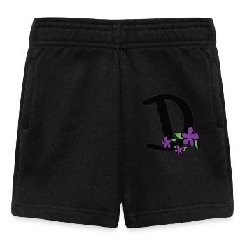 D wie durchsetzungsstark - Baby Shorts - Schwarz - Vorne