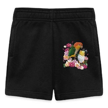 The orange-headed caique - Baby Shorts - black - Front