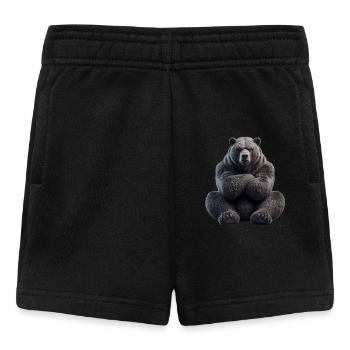 Ours sinistre 1 - Short Bébé - noir - Devant
