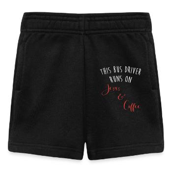 School Bus Driver School Bus - Baby Shorts - black - Front