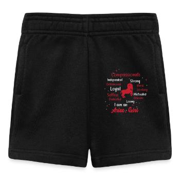 Sternzeichen Widder - Baby Shorts - Schwarz - Vorne
