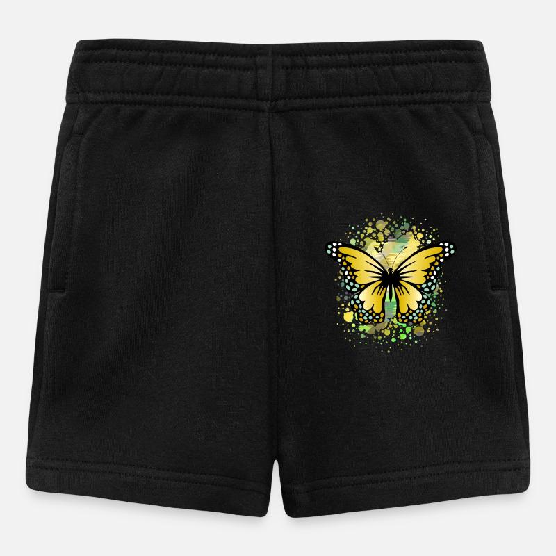 Papillon - Short Bébé - noir