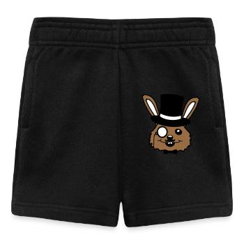 Sir Bunny Monocle Lunettes Barbe Chapeau haut de forme M. M. - Short Bébé - noir - Devant