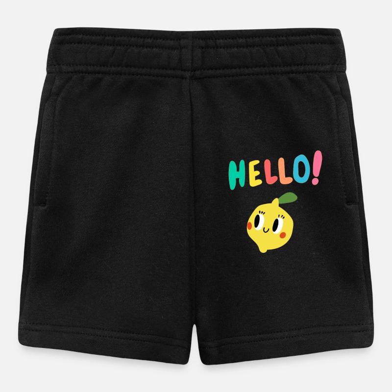 Chemise Happy Lemon - Idée cadeau - Short Bébé - noir