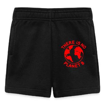There is no planet B - Baby Shorts - Schwarz - Vorne