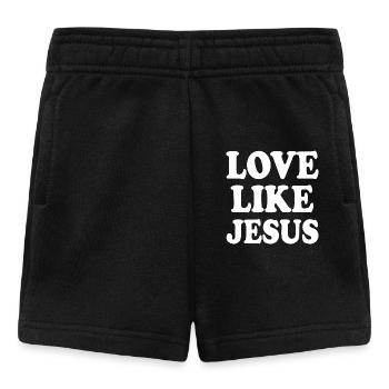 Love like jesus - Baby Shorts - Schwarz - Vorne