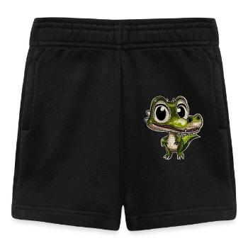 Alligator Crocodile - Short Bébé - noir - Devant