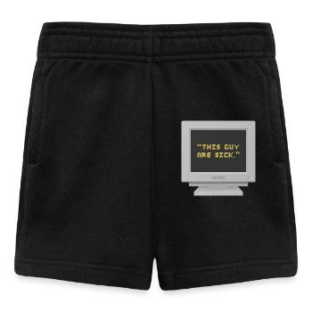 CRT Design - Dieser Kerl ist krank - Baby Shorts - Schwarz - Vorne