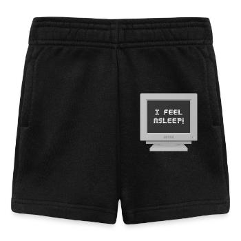 CRT Design - Ich schlafe! - Baby Shorts - Schwarz - Vorne