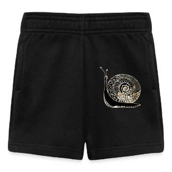 Schnecke - Baby Shorts - Schwarz - Vorne