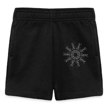 Nom de Marie Nom Mandala - Short Bébé - noir - Devant
