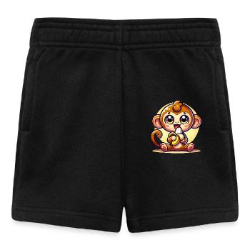 Singe - Short Bébé - noir - Devant