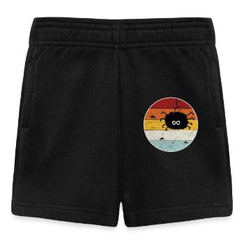 Retro Spinne Fliegen Insekten Natur Wandern Insekt - Baby Shorts - Schwarz - Vorne