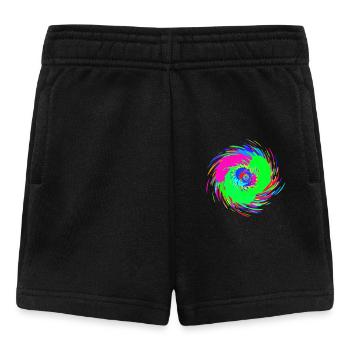 Éclaboussure de couleur 2 - Short Bébé - noir - Devant