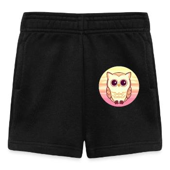 Owl Sunset Design - Short Bébé - noir - Devant