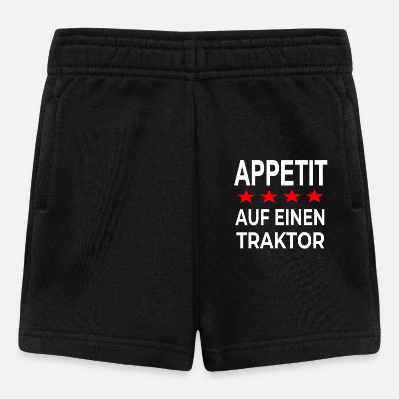 Traktor - Baby Shorts - Schwarz