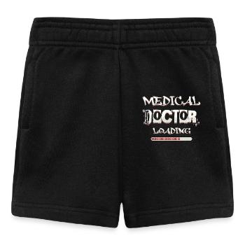 Arzt lädt lustige Phrase aus der medizinischen Fakultät - Baby Shorts - Schwarz - Vorne