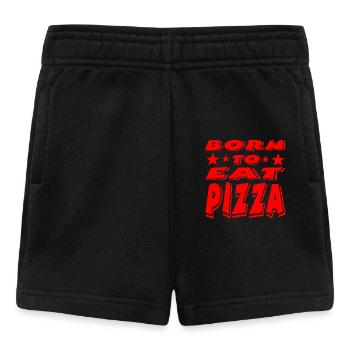 Pizza - Short Bébé - noir - Devant