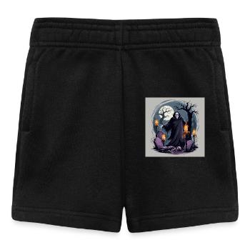 Scary Ghost - Halloween collection - Baby Shorts - black - Front