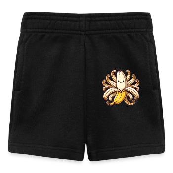 Illustration ludique d’OctoBanana - Short Bébé - noir - Devant