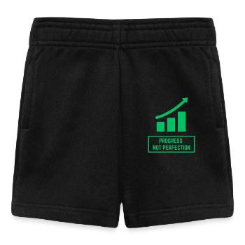 Progress Not Perfection - Baby Shorts - black - Front