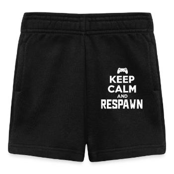Restez calme et réapparaissez - Short Bébé - noir - Devant