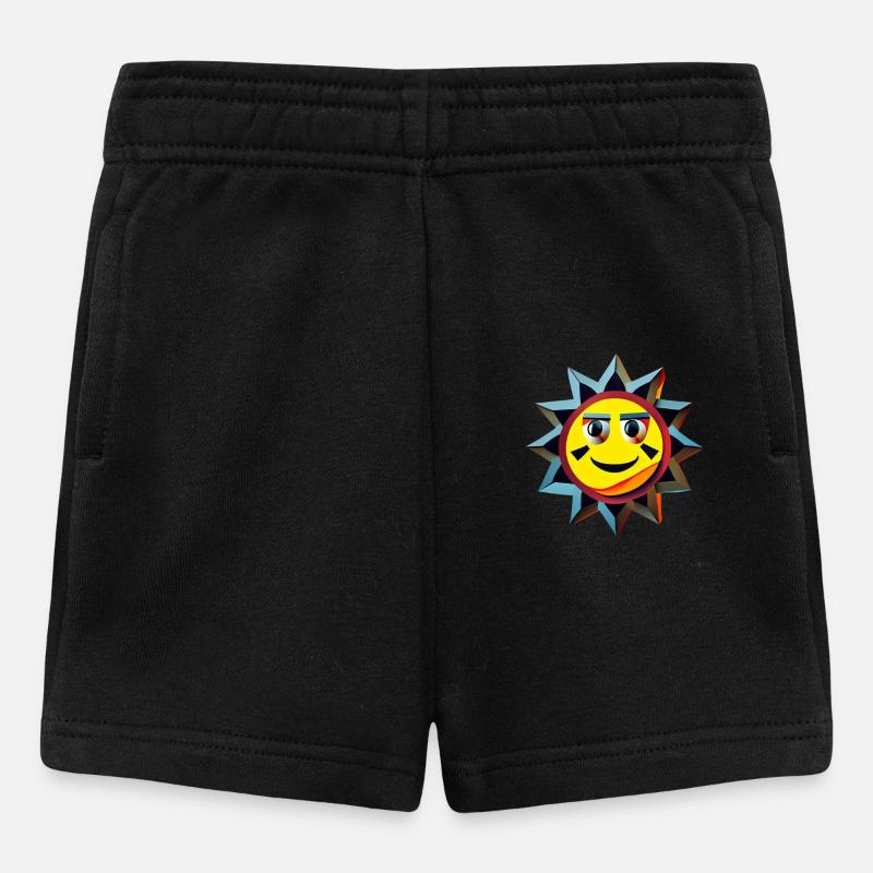 Le soleil apporte de l’espoir - Short Bébé - noir