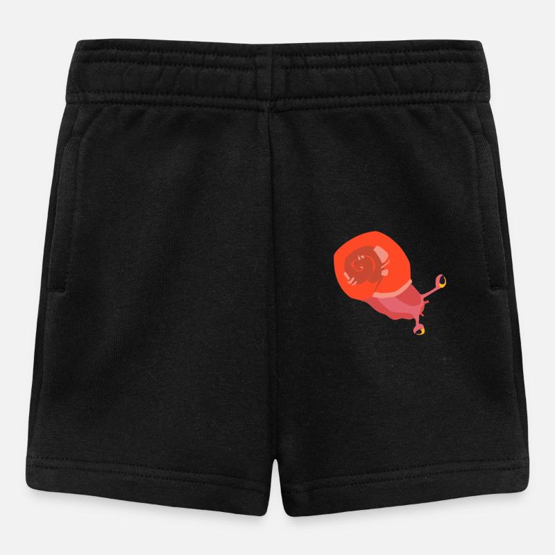 Zinzin d’escargot - Short Bébé - noir