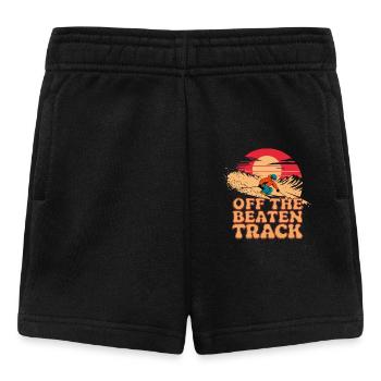 Skieur hors des sentiers battus - Short Bébé - noir - Devant