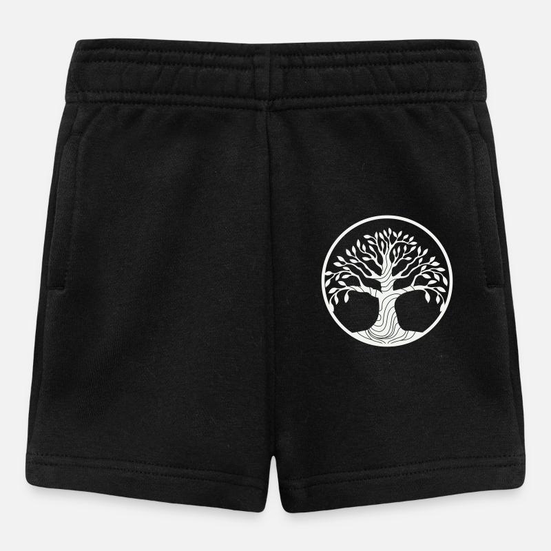 baum - Baby Shorts - Schwarz