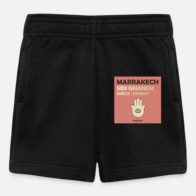 Marrakech Morocco - Baby Shorts - black