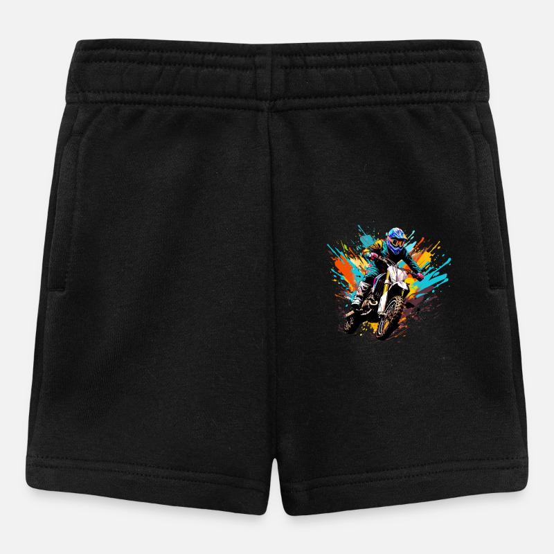 Motocross - Short Bébé - noir