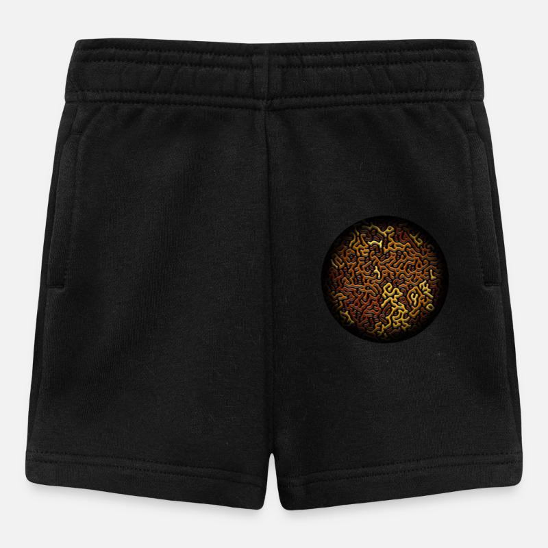 Turing Pattern - Baby Shorts - Schwarz