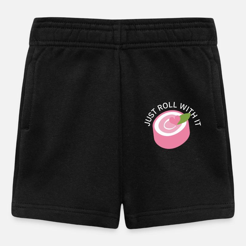 Just Roll With It - Baby Shorts - black