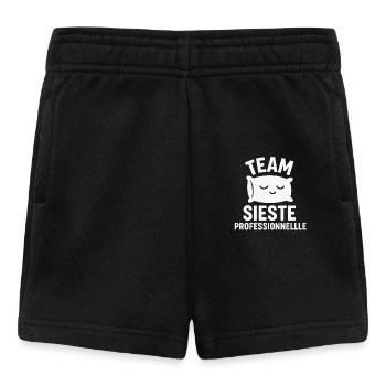 team sieste professionnelle - Short Bébé - noir - Devant