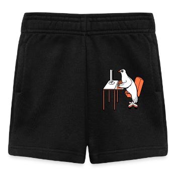 Pigeon Works Office Computer Keyboard Mouse Gamer - Baby Shorts - black - Front