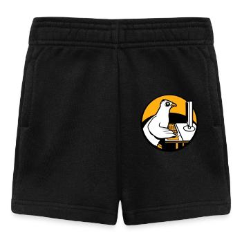 Pigeon Works Office Computer Keyboard Mouse Gamer - Baby Shorts - black - Front
