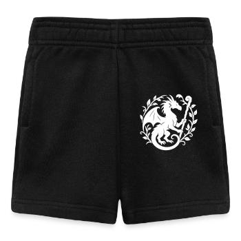 Druid Dragon (white) - Baby Shorts - black - Front