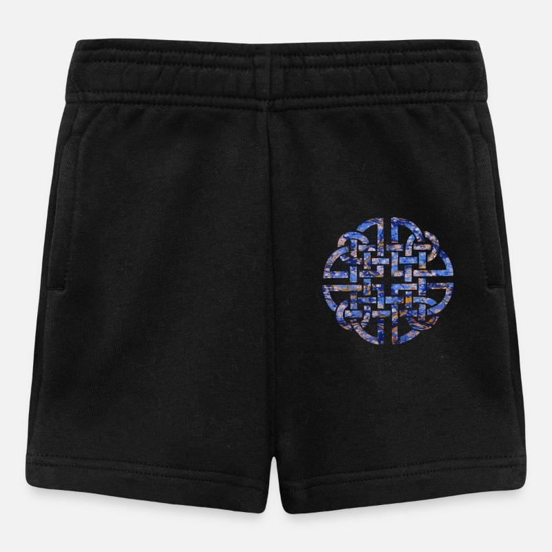keltischer knoten 8 e 112 - Baby Shorts - Schwarz