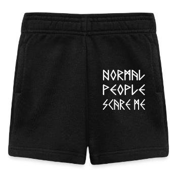 Normal People Scare Me - Short Bébé - noir - Devant