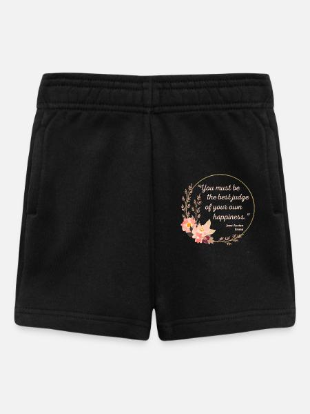 Emma Par Jane Austen Citation I - Style mignon - Short Bébé - noir