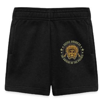Prairie Tomahawk indigène d’Amérique - Short Bébé - noir - Devant
