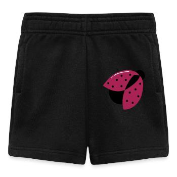 Porte-bonheur coccinelle | Vectorgraphique - Short Bébé - noir - Devant