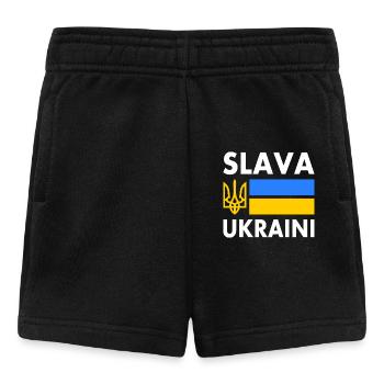 Slava ukraini - Baby Shorts - Schwarz - Vorne
