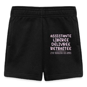 Assistentin feiert ihren Ruhestand mit humorvollem Geschenk - Baby Shorts - Schwarz - Vorne
